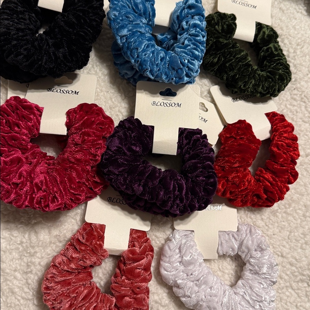 Huge Velvet Squishy Scrunchie- Multicolor